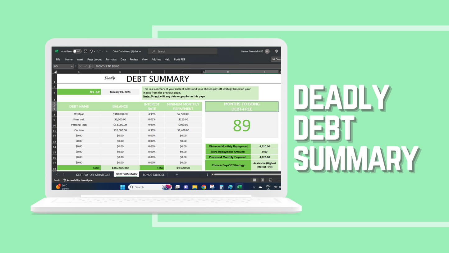 Deadly Debt Mastery